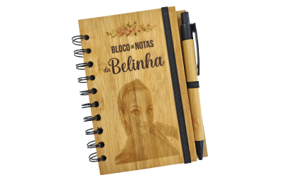 bloco de notas A6 com caneta cópia+ viana do castelo